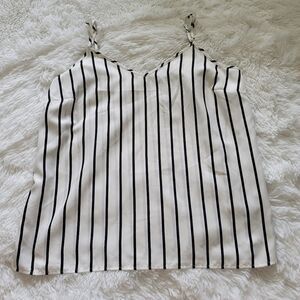 New Talbots Striped Tank Top Size Large